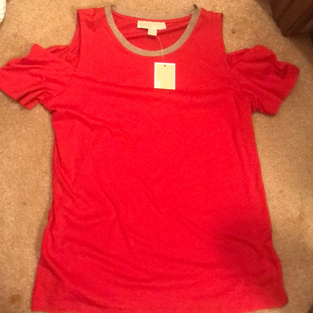Michael Kors shoulderless fashion top